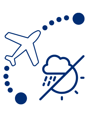 Plane travel and weather